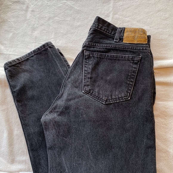 Vintage Denim - Vintage High Rise Jeans Faded Black